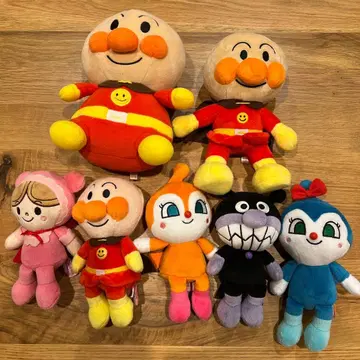 호빵맨 봉제 인형 묶음 판매