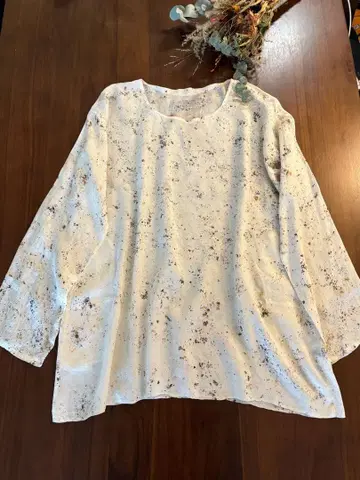 DOSA 사원 축복 실크 블라우스