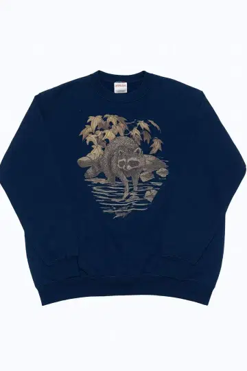 Hanes 아라이구마 디자인 맨투맨