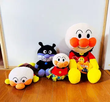 호빵맨 봉제 인형 세균맨 복조리 포함 세트