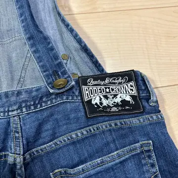 RODEO CROWNS 데님 오버롤