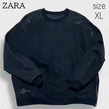 ZARA 자라 오버 사이즈 데미지 데님 트레이닝복 XL 빅 사이즈