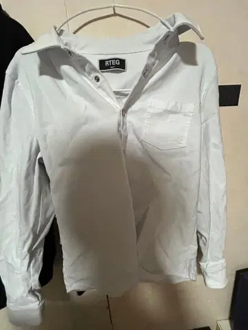 RTEG 화이트 긴팔 셔츠 Small