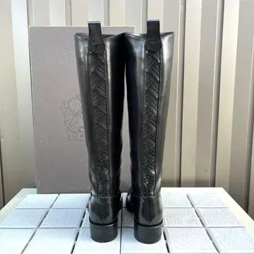 37 SARTORE 롱 부츠 블랙 자키 부츠 가죽 24