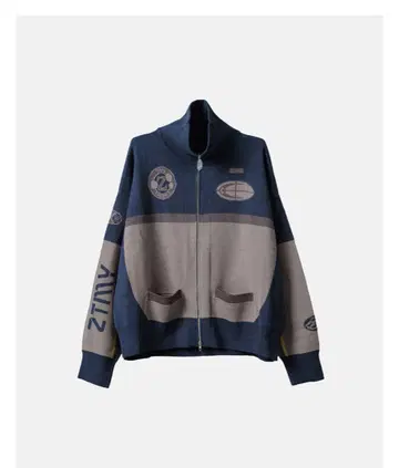 계속 한밤중이면 좋을 텐데 Full Zip Knit Jersey