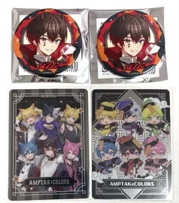 AMPTAK 아토쿤 전원 집합 할로윈 굿즈 캔뱃지 콜렉션 카드