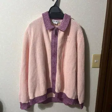 TTT MSW 니트 스웨터 L 사이즈 핑크 보라색