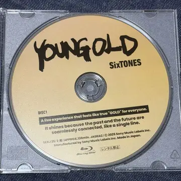 SixTONES YOUNG OLD Blu-ray 일반ver DISC1