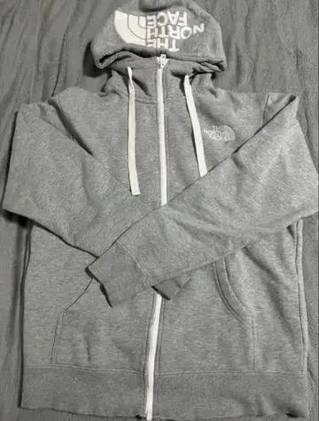 THE NORTH FACE 그레이 풀 집업 후드티