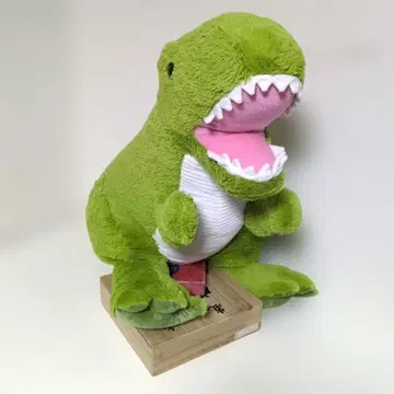 티라노사우루스 봉제 인형 대형 전체 길이 약 120cm 그린