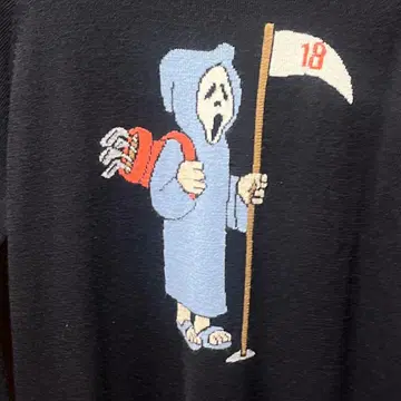 rough & swell M 네이비 스웨터