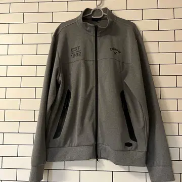 캘러웨이 그레이 집업 자켓