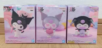 산리오 캐릭터즈 쿠로미 피규어 컬렉션 3체