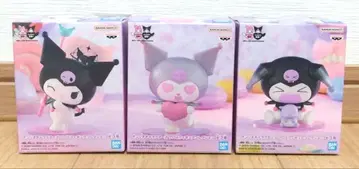 산리오 캐릭터즈 쿠로미 피규어 컬렉션 3체