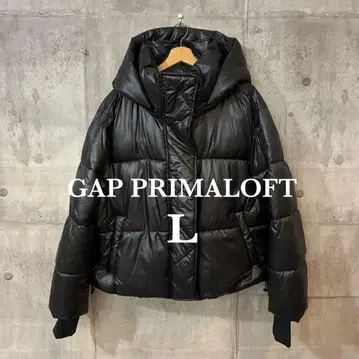 GAP 플리마켓 빅 퍼프 크롭 자켓 L 블랙