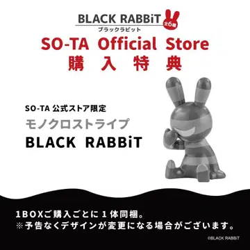 BLACKRABBiT 블랙라빗 흑백 스트라이프 SO-TA 한정판