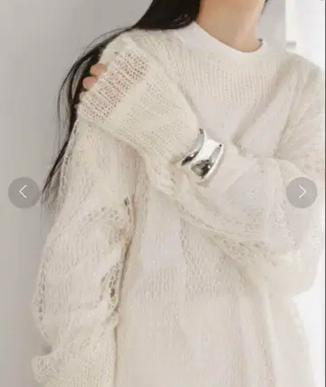 TODAYFUL Lowgauge Mohair Knit 화이트