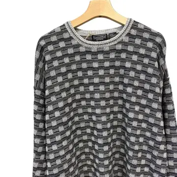 불가리제 Preswick&Moore 체크무늬 니트 스웨터