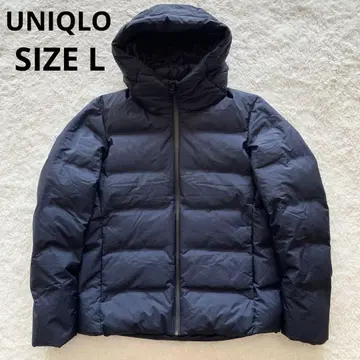 새상품급 UNIQLO 유니클로 심리스 다운 파카 네이비 M