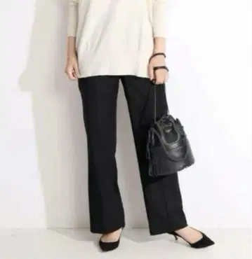 VERMEIL par iena 삭소니 스트레치 이지 플레어 팬츠