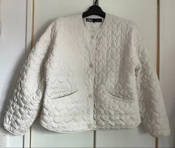 자라 하트 퀼팅 자켓 S 아우터 겉옷