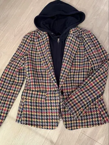 희소 앤트로폴로지 울 자켓 후드 탈부착 가능 새상품 9호