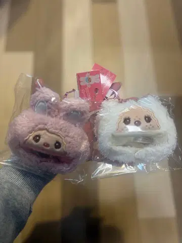 몽치치 프렌즈 팬캡 키링 2개 세트 [ 새상품 ]