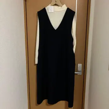 네이비 원피스 세트