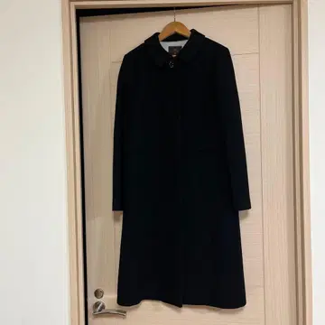 토카 블랙 롱 코트