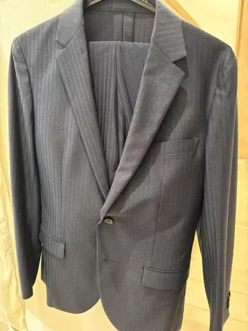 수트 네이비 네이비 TRANS CONTINENTS 비즈니스 정장