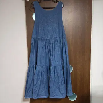 yukiemon 리본 점프 스커트 3L 데님