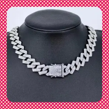 [ 초인기 ] 키헤이 체인 고져스 목걸이 지르코니아 실버