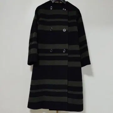 이네드 이탈리아제 원단 노카라 울 코트