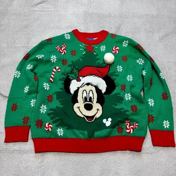 미키마우스 크리스마스 니트 스웨터 한정판 도쿄 디즈니 리조트