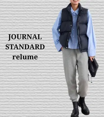 [ JOURNAL STANDARD relume ] 니트 조거 팬츠 그레이