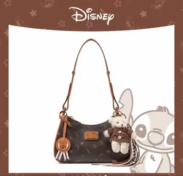 Disney 스티치 봉제 인형 포함 핸드백