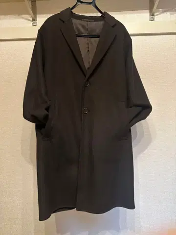 다크 브라운 체스터 코트