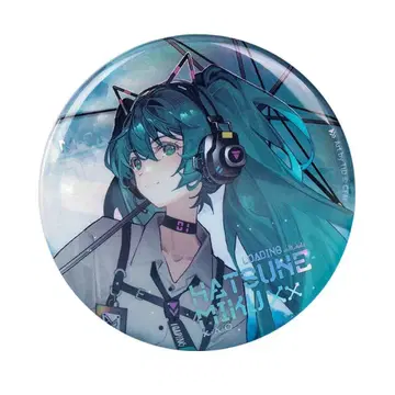 하츠네 미쿠 캔뱃지 (직경 6.5cm)