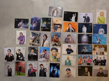 뮤지션 사진 카드 약 40장 세트
