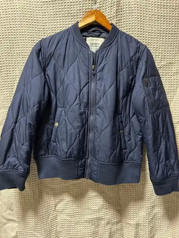 네이비 MA-1 자켓 퀼팅