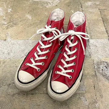 컨버스 레드 컨버스 하이컷 스니커즈