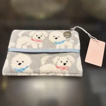 페이러 LOVERARY 말티즈 복슬복슬 강아지 티슈 파우치