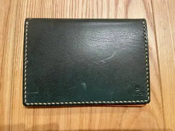 MOTO 가죽 손염색 카드 케이스