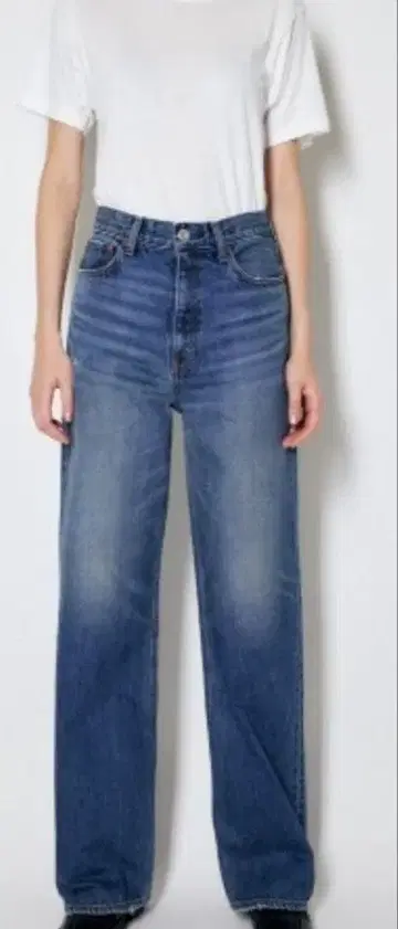 MOUSSY HW 90S DAMAGED STRAIGHT 24인치