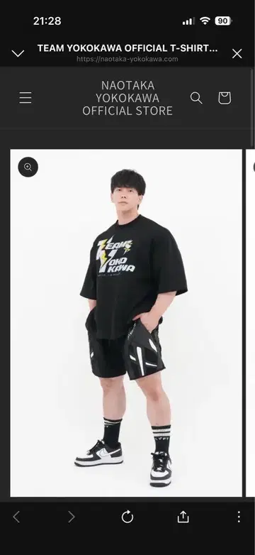 TEAM YOKOKAWA 오버사이즈 T셔츠