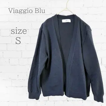Viaggio Blu 가디건 S 네이비 심플 루즈핏 가을/겨울