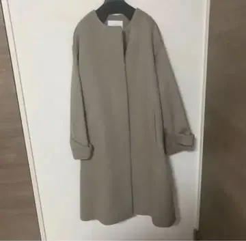 UNITED ARROWS 베이지 롱 코트