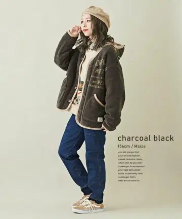 CUBE SUGAR 보아 안감 벨로아 자켓
