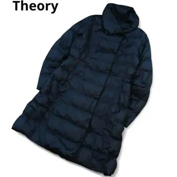 Theory 띠어리 롱 다운 코트 A라인 S사이즈 네이비