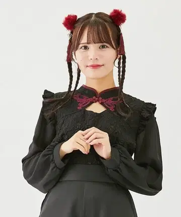 택 포함 새상품 axes femme 차이나 버터플라이 자수 BL